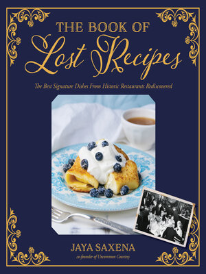 cover image of The Book of Lost Recipes